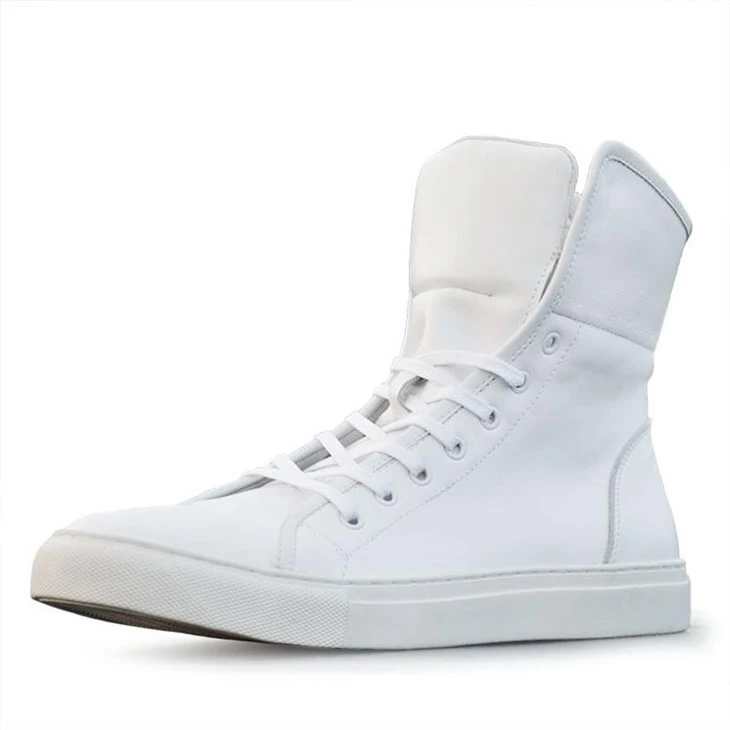leather sneaker boots