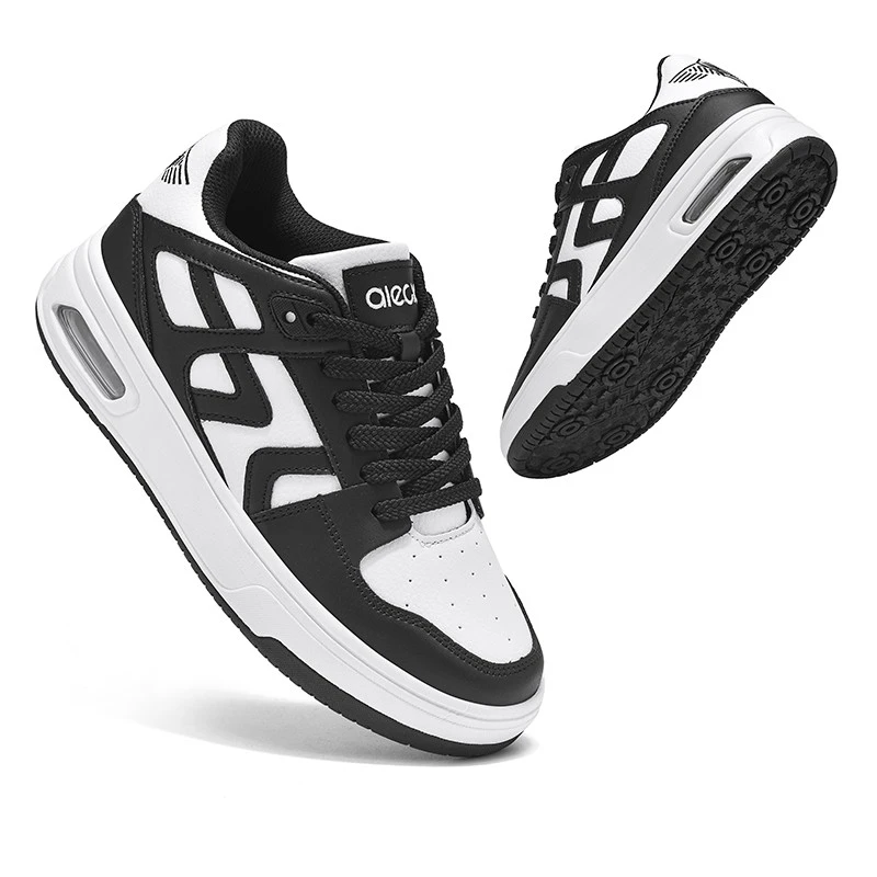 Sneaker Golf Retro Logo Kustom Dengan Tumit Udara Terlihat|Pabrik OEM